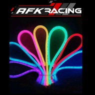 Led DRL Flexible 30cm Lampu Alis Neon Motor Mobil Warna Warni Diam dan Flash Universal Murah motor b