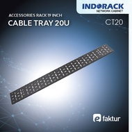 INDORACK || Cable Tray For 20U/27U/32U/42U/45U Accessories Rack - CT20