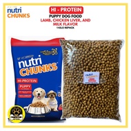 Nutri Chunks For PUPPY (Lamb +Liver +Milk Flavor) 1KG REPACKED