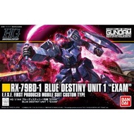 HG  RX-79BD-1 Blue Destiny Unit 1 [Exam]蒼藍宿命/藍色命運 1號機 EXAM