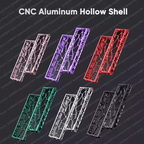 Wooting 60HE GH60 Holy60 Hollow Aluminum Keyboard Case Shell 60% Keys Layouts For Mad 60he Raven61 A