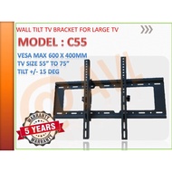 Tilt TV wall mounting bracket for 55" 65" and 75" TV , for all Brand , TV Mounting bracket , SG STOCK  FAST DELIVERY