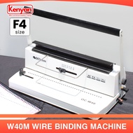 F4 Wire Binding Machine W40M Long | Legal Size 40 Holes Heavy Duty Officom  Binder Machine