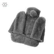 Foot Warmer Hot Water Bottle for Feet with Soft Plush Cover, Foot Warmer Hand Warmer for Men and Wom