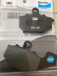 ผ้าเบรคหลัง Bendix Metal King ผ้าเบรคหลัง สำหรับ Kawasaki Versys 650 ER6N Ninja 650 Z1000 hi perform