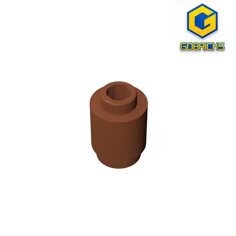 Gobricks GDS-605 ROUND BRICK 1X1 compatible with 3062 30068 35390 Educational Building Blocks Techni