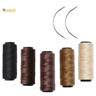 A&W 1 Pcs Weaving Threads With 2 Pcs C Shaped Needles Hair Salon Supplies Crochet Hook Needle Wig Ma