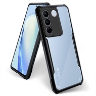 Bumper Shockproof Clear Casing Cover Case For Vivo V27e / Vivo V27 5G / Vivo V27 PRO 5G (TPU+PC)