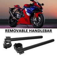 For Honda CBR1000RR CBR954RR RVT1000R RC51 CBR650R CBR600RR CBR500R CBR300R Handlebar Clip On Fork H