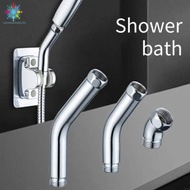 135 Degree Stainless Steel Shower Arm Extension - 1/2 Inch Elbow Adapter for Washing