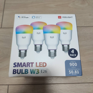 小米Yeelight智慧WiFi燈泡W3 彩光版 國際版2入