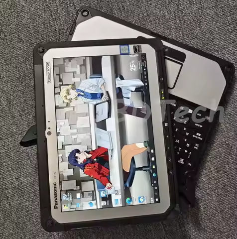10inch Rugged Toughbook 2in1 Tablet CF-20 i5 7y57/M5-6Y57 16G RAM For Outdoor Diagnsotic Tool Progra