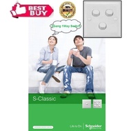 Schneider (S-CLASSIC) 3Gang 1Way Switch