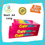 COPY ONE BOND PAPER (SHORT/A4/LONG )  500'S/1REAM