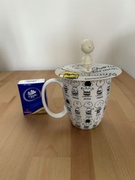 Charlie Brown 陶瓷咖啡杯連杯蓋