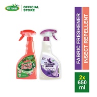 SWiPEL® Serai Wangi Spray 650ml + D'menc® Fabric Freshener With Antibac 99.9% 650ml
