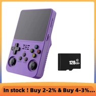 R36S Handheld Game Console 3.5Inch IPS Screen 128GB Video Game Console Dual 3D Joystick 3200mah Batt