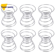 6 Pieces Air Plant Stand Airplant Container Tillandsia Holder Stainless Steel Plant Display Racks Ai