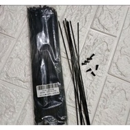 14gx262mm stainless black rims Wheel Spoke 26 inch And fixie 700