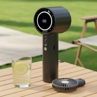 100-Speed Mini Turbo Fan, 6000mAh, LED Digital Display  Kipas Turbo Mini 100-Kelajuan, 6000mAh, Deng