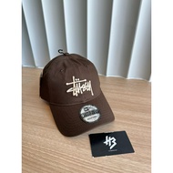 STÜSSY NEW ERA 9TWENTY BASIC STRAPBACK WALNUT
