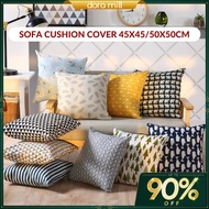 DORAMILL Cushion Cover Geometric Plaid Sofa Cushion Cover Home Decor 40*40/45*45cm/50*50cm BZ 2 Cush