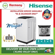 （FREE INSTALL KLANG VALLEY) HISENSE 8KG Washing Machine WTAG8511T HIJAB Washer Mesin Basuh 洗衣机