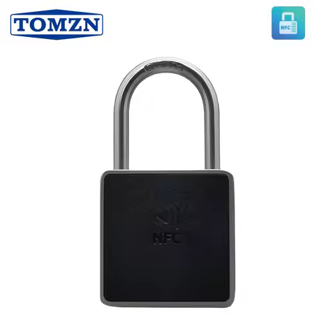 TOMZN NFC Passive Intelligent Padlock Keyless No Keyway Waterproof Theft-proof Thickened Body Lock/U