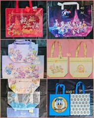 迪士尼樂園購物袋環保袋Disney shopping bag mickey minnie Donald daisy chip dale goofy pluto duffy shelliemay ste