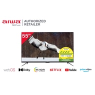 AIWA 55″ | 558H | 4K HDR | WebOS Smart TV | Frameless TV