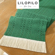 [GREEN RICE] Nordic Table Runner Simple Premium Scandinavian Knitted Dining Tablecloth Table Runner 