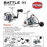 Reel Spinning PENN BATTLE III DX Full Metal Body | 4000 5000 6000