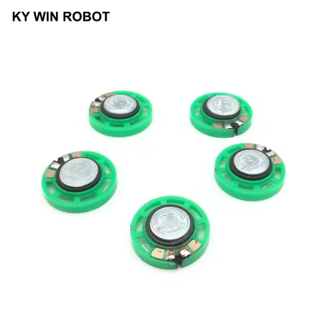 5pcs/lot New Green Ultra-thin Mini speaker 32 ohms 0.25 watt 0.25W 32R speaker Diameter 27MM 2.7CM t