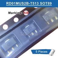 5pcs Original RD01MUS2B Marking KB SOT-89 RD01MUS2B-T513 SOT89 SMD 527MHz 1W VHF/UHF RF Amplifier MO