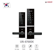 UNICOR Digital Door Lock รุ่น UN-6700 BLACKกลอนประตูดิจิตอล ส่งฟรี(ติดตั้งฟรีในเขตกรุงเทพและ ปริมณฑล
