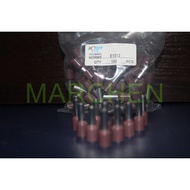 FERRULES E-1012 CHOCOLATE Insulated 10mm SKUN CABLE PLUG FORT