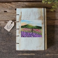 Happy with flower garden. Notebook Handmade notebook Diary 筆記本 journal
