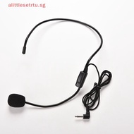 alittlesetrtu Vocal Wired Headset Microphone microfono For Voice Amplifier Speaker Mike SG