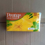Tisu Wajah Peony 2Ply | Facial Tissue 180s Peony