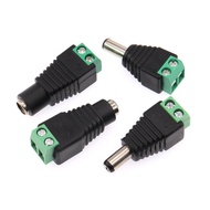 DC Connector Plug DC Female Socket Solder-Free dc Connector Monitoring Power Plug dc Connector Adapt