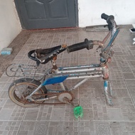 Vintage Japanese BMX bicycle frame, old BMX, size 12