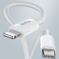 Cáp sạc nhanh PD iphone 20W Hoco X56 bọc dù cao cấp dài 1m Hàng chính hãng Dây sạc điện thoại