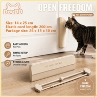 Pet Door Opener Cat Door Latch ABS Silicone Auto Close Easy Install Bilik Bilik Air Kucing
