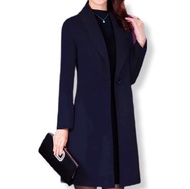 blazer cewek wanita dewasa panjang import long coat wanita korean style terbaru kekinian