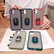Solid Color Hard Plastic Acrylic Phone Stand Case Huawei Mate 30 PRO 20 PRO P30 PRO P30 LITE P20 PRO NOVA 3I 4E Ultra-thin Cover With Finger Ring