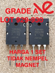 10SET A1943 C5200 GRADE A LOT 929 930 TRANSISTOR TOSHIBA 2SA1943 2SC5200 A 1943 C 5200 Harddisk Ekst