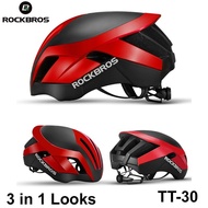 Rockbros TT-30 Folding Roadbike MTB Helmet TT30 3 in 1 Bike Helmet Ultralight