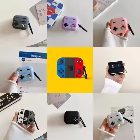 New For Samsung Galaxy Buds 3/ Buds 3 Pro/Buds3 FE Cute Silicone Earphone Case Games Console Protect
