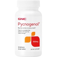 GNC Pycnogenol 100mg Supplement, Supports Circulatory Health, 30 Servings