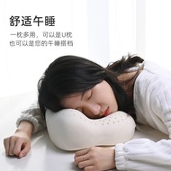 U-Shape Pillow Natural Latex Neck Pillow Air Travel U-Shaped Pillow Head and Cervical Spine Neck Pillow Office Nap Neck Pillow